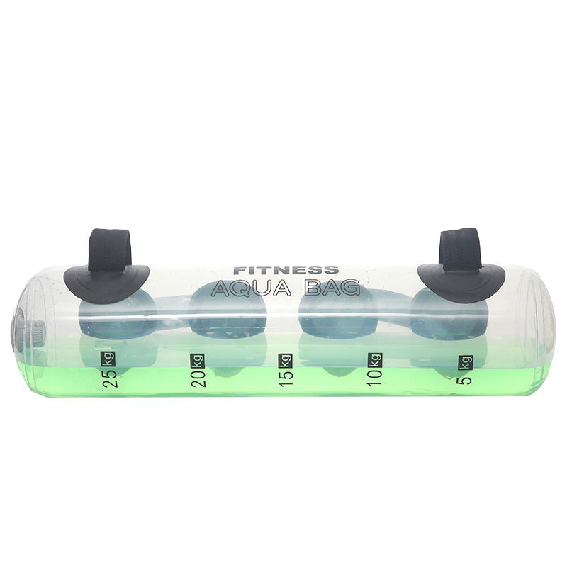 B-READY Home Gym Transparent Cylindrical Weight-bearing Fitness Water Dumbbell Fitness Exercise Training Weightlifting Equipment