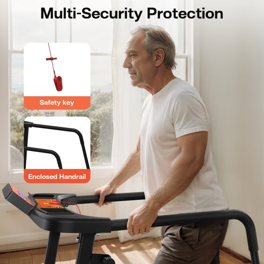 B-READY Home Treadmill JK0805L Laufband incl. Trainings Plan Course and 12 month Support