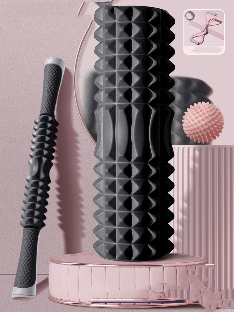 B-READY 26 Foam Shaft Roller Mace Yoga Supplies Massage Shaft Yoga Post including 12 Month Yoga Course