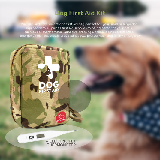 B-READY Outdoor Camouflage Multifunctional Dog Cats Pets First-aid Appliance B-PREPARED 2026