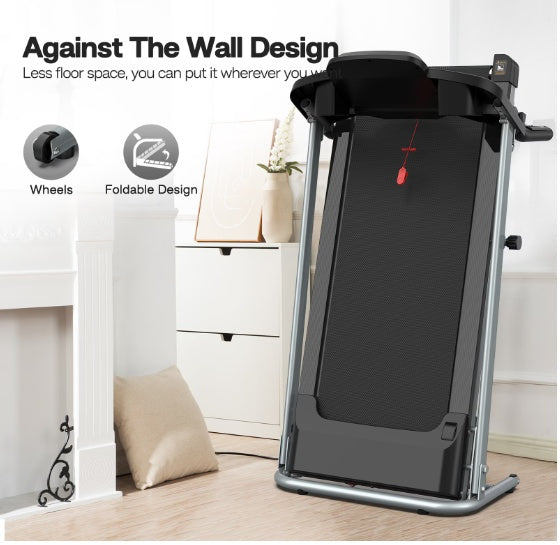 B-READY Folding Treadmill For Home Use Fat loss Trainings Course including 26