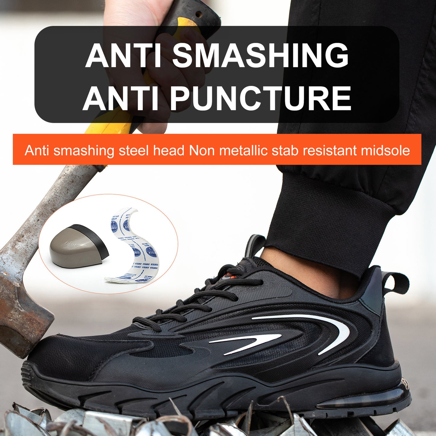 B-READY Anti-smashing And Anti-stab Safety Shoes Men's Breathable B-PREPARED 2026