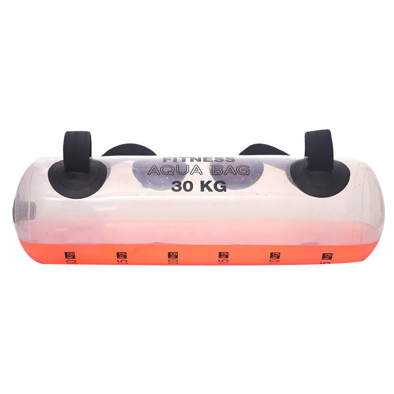 B-READY Home Gym Transparent Cylindrical Weight-bearing Fitness Water Dumbbell Fitness Exercise Training Weightlifting Equipment