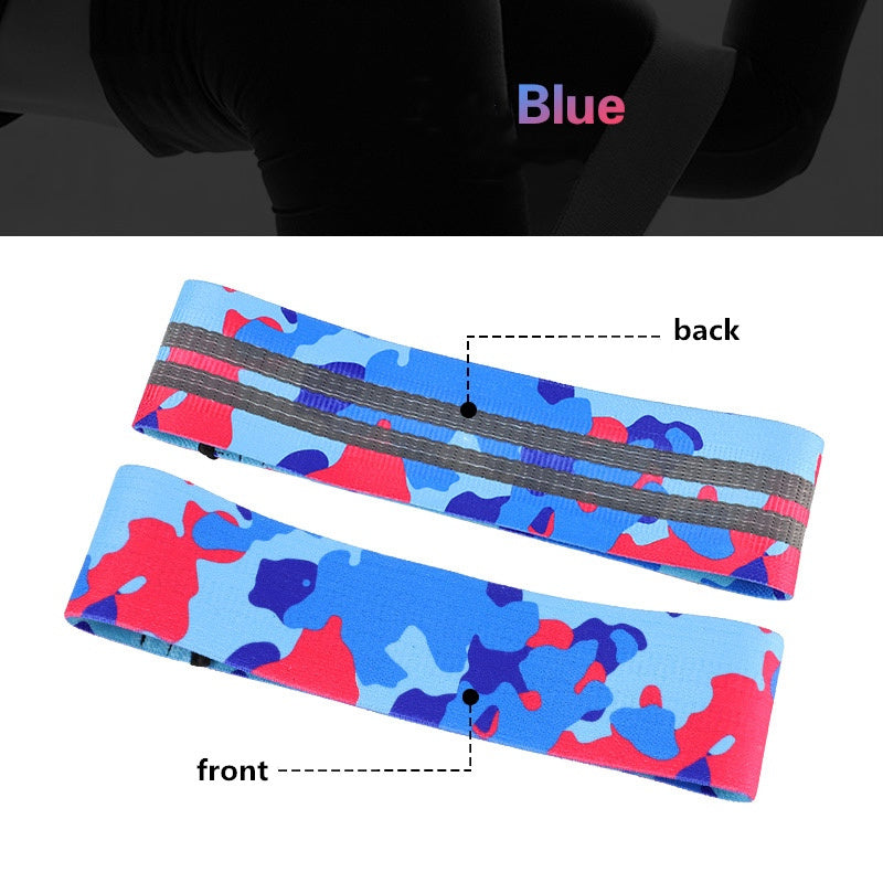 B-READY Anti-slip yoga camouflage color resistance band