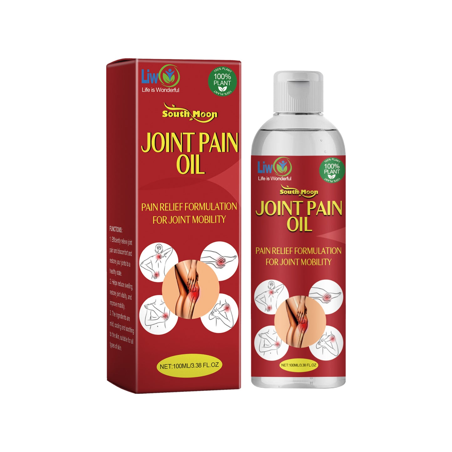 B-READY Joint Pain Release Massage Oil Herbal Mild B-READY WELLNESS