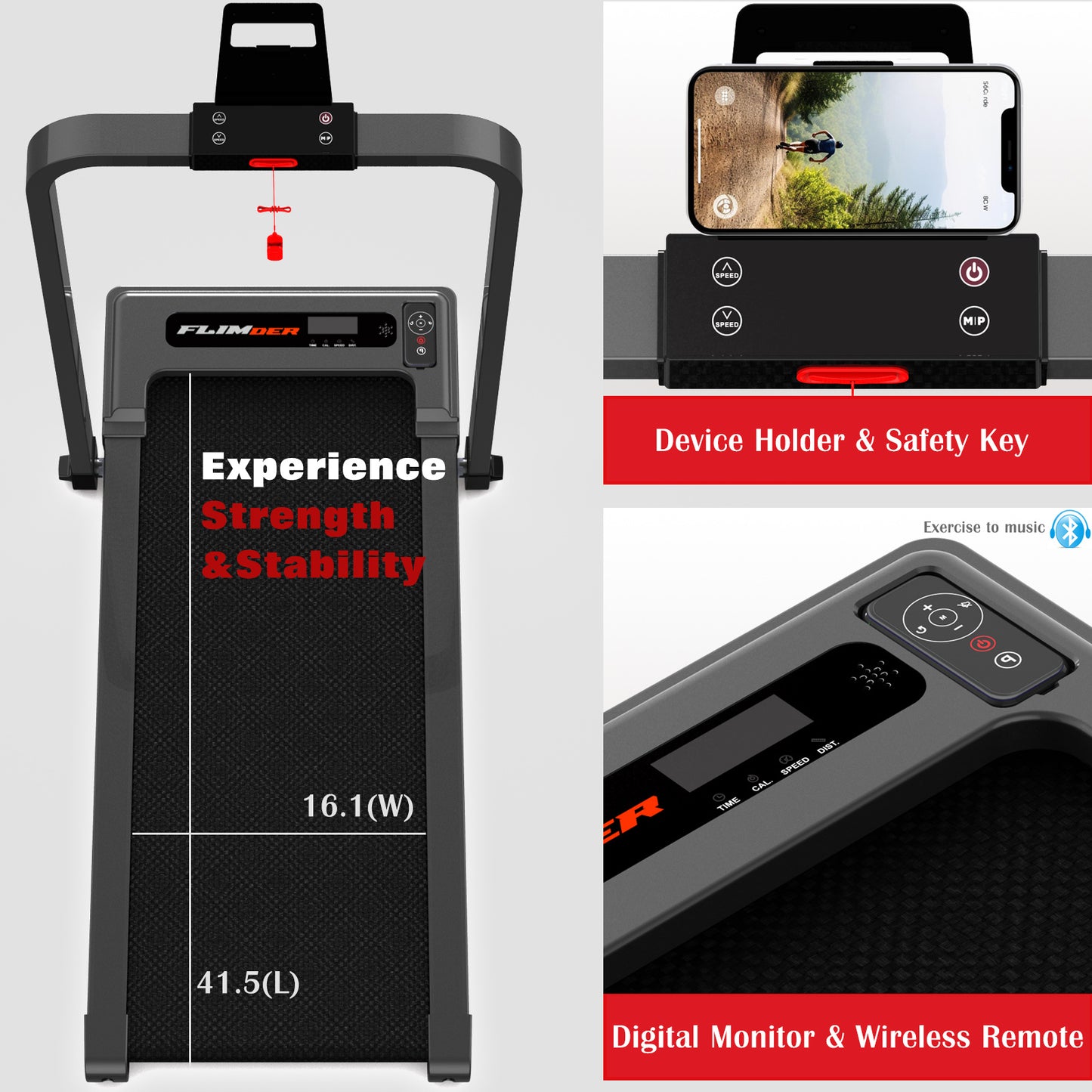 B-READY Smart Treadmill Q20-4 incl. Trainingsplan Course 2026