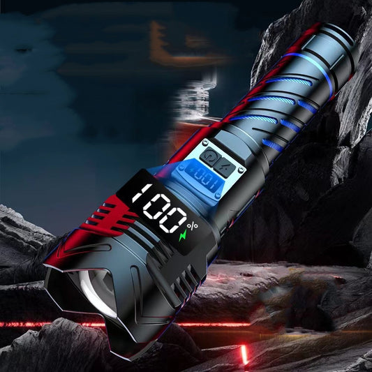 B-READY Self Defense Protection Security Aluminum Alloy Zoom Digital Display Flashlight smart 250000W Electro Shocker B-PREPARED 2026