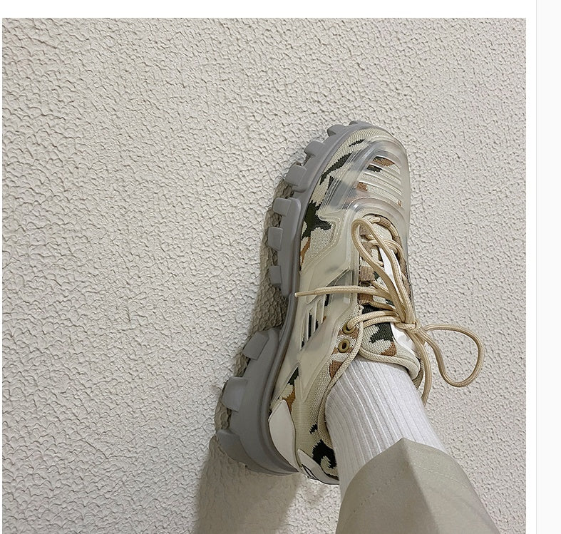 B-READY Paar Unisex-Schuhe mit dicker Sohle, Camouflage, Sport, neues Modell, limitierte Auflage 2026