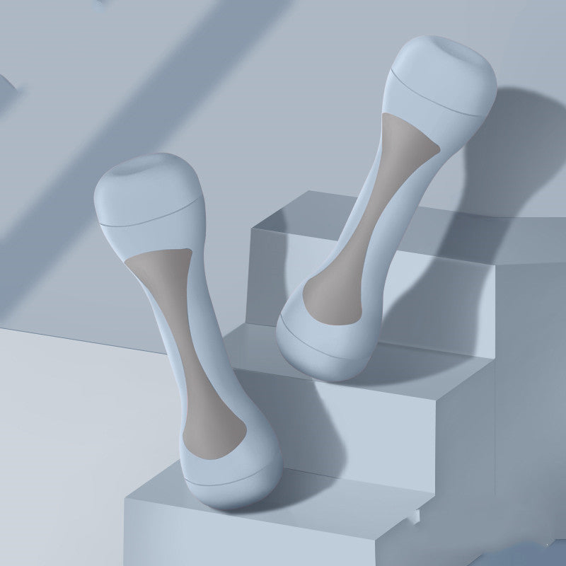 B-READY Adjustable Dumbell Weights Heavy Rubber Dumbbells Yoga Small Home Exercise Arm Dumbbells Ladies Fitness Equipment