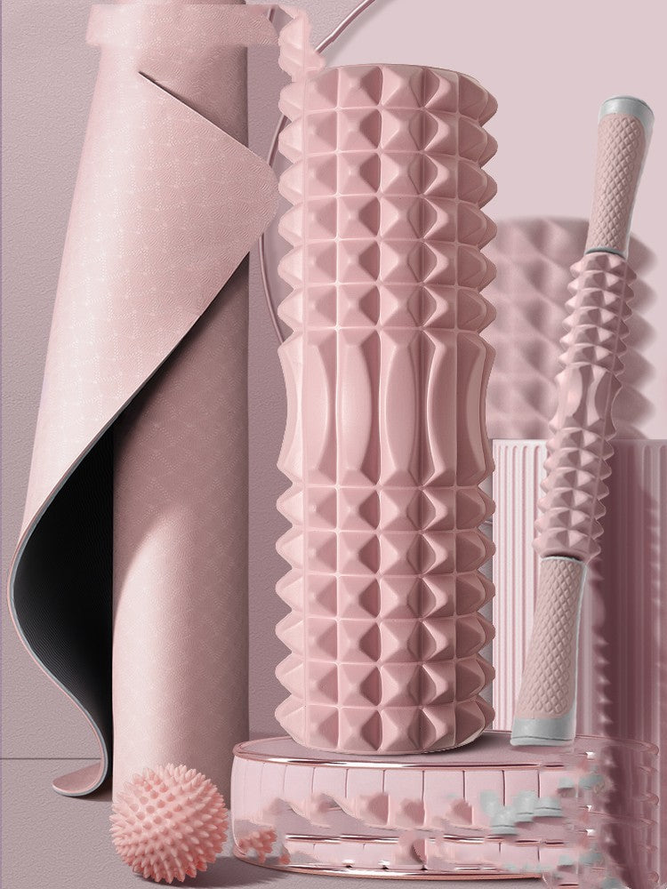 B-READY 26 Foam Shaft Roller Mace Yoga Supplies Massage Shaft Yoga Post including 12 Month Yoga Course