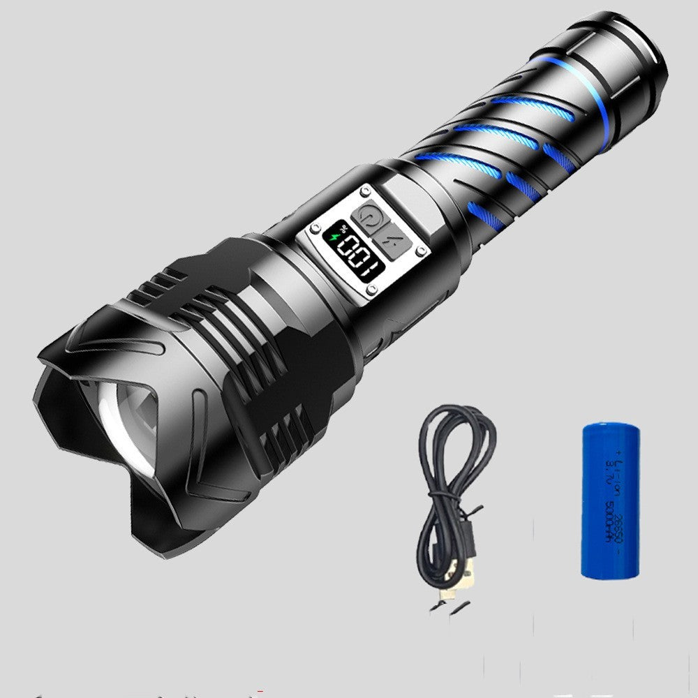 B-READY Self Defense Protection Security Aluminum Alloy Zoom Digital Display Flashlight smart 250000W Electro Shocker B-PREPARED 2026