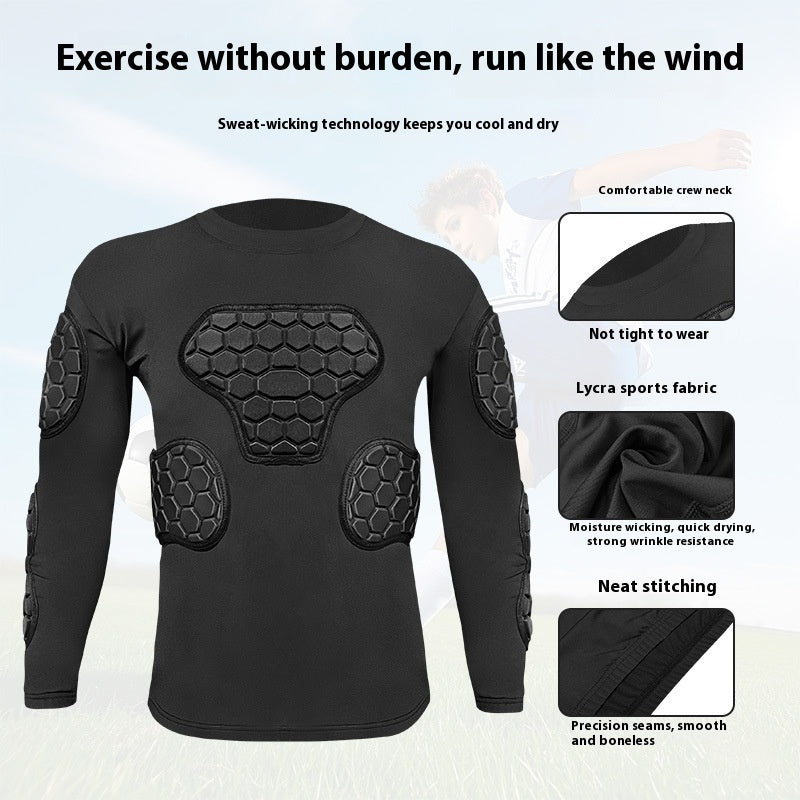 Goalkeeper Anti-collision Clothing Armour Long-sleeved Sportswear
