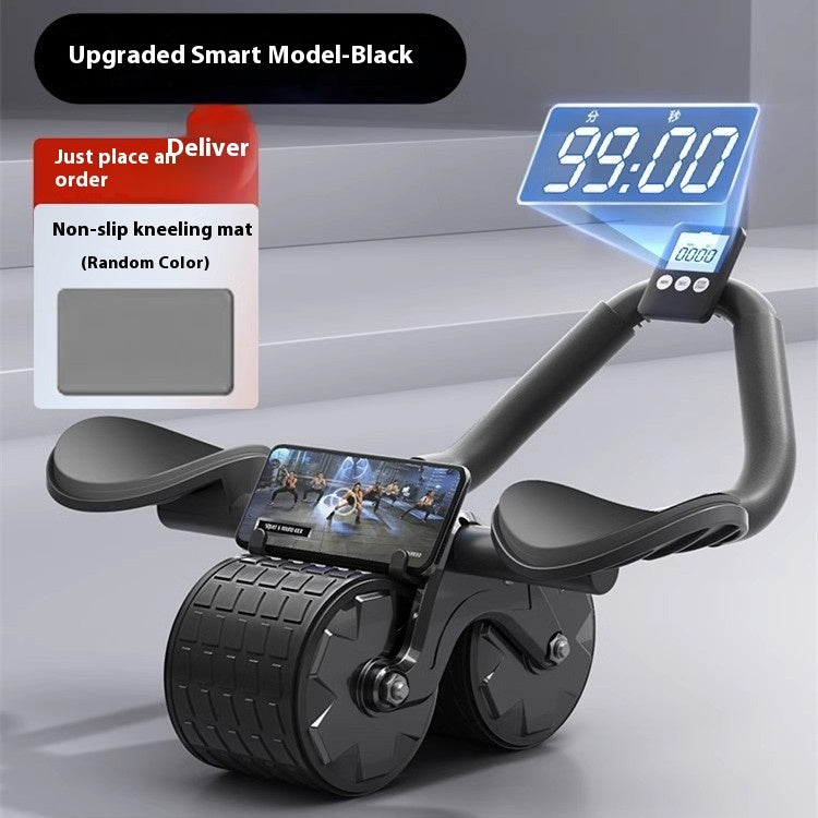 B-READY Home Gym Elbow Support Abdominal Wheel Fitness Belly Rolling Machine Belly-flattening Tool incl. Fat Loss Course