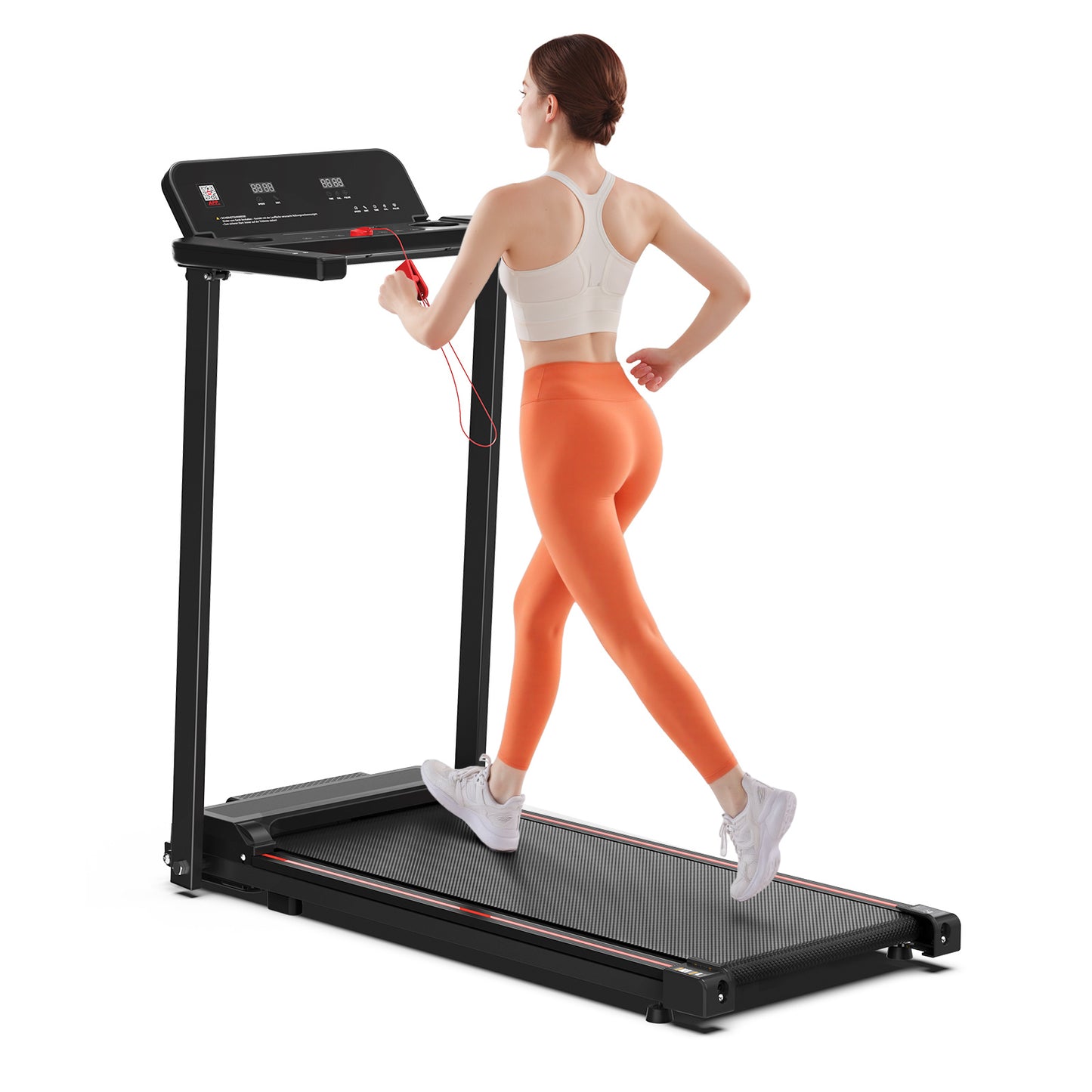 B-READY EU Electric Treadmill, Folding Treadmill For Home Up To 12 Kmh, With LED Display, App, Compact Treadmill For Home And Office, Weighing 120KG made in germany