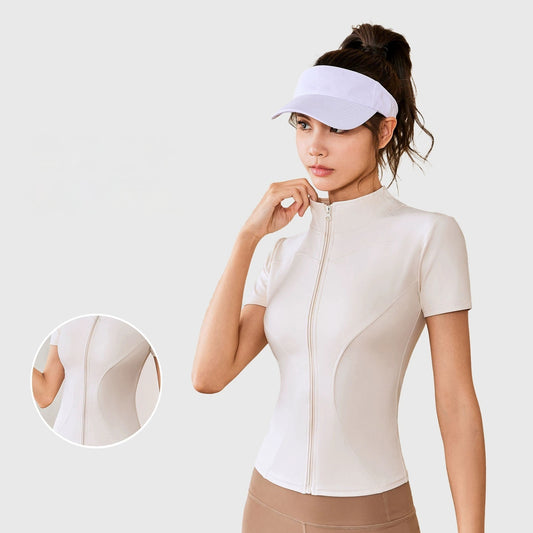 B-READY High Elastic Short Yoga Clothes Short Sleeve Sports Jacket