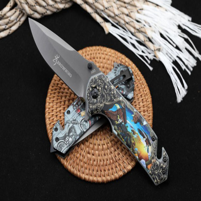 B-READY Protective Knife Multifunctional High Hardness Field Defense Folding Pocket Knife B-PREPARED 2026