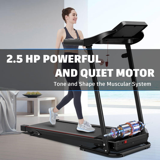 B-READY Home Easy-to-move Wheels Three-level Adjustment Incline Adjustment Indoor Aerobic Treadmill Suitable For All Fitness Levels