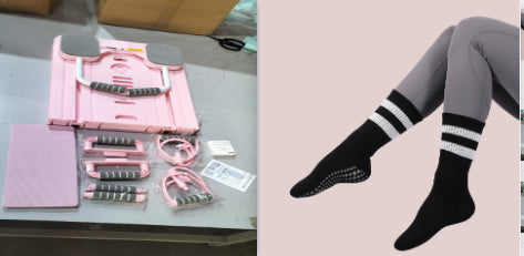 B-READY Home Multifunctional Fitness Board Flat Support Chest And Abdominal Muscle Equipment Household Abdominal Wheel Pilates