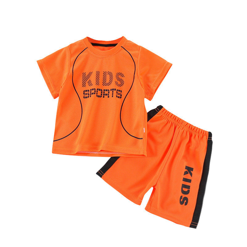 B-READY Children Short-sleeved Uniform Sportswear Set Unisex