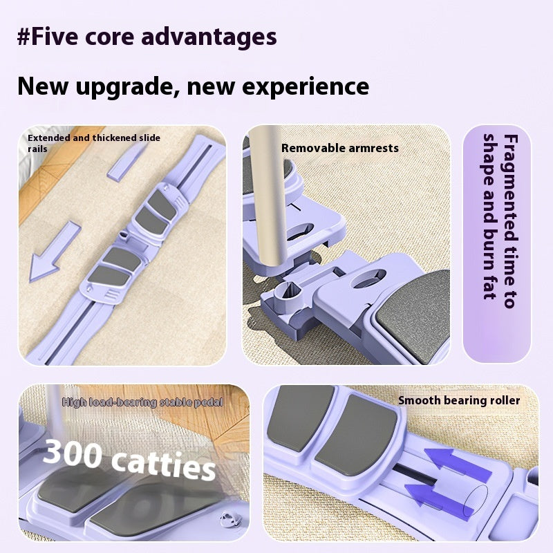 B-READY Home Split Supine Board Multi-functional Belly Reduction Fitness Board incl. Fat loss weight loss Course