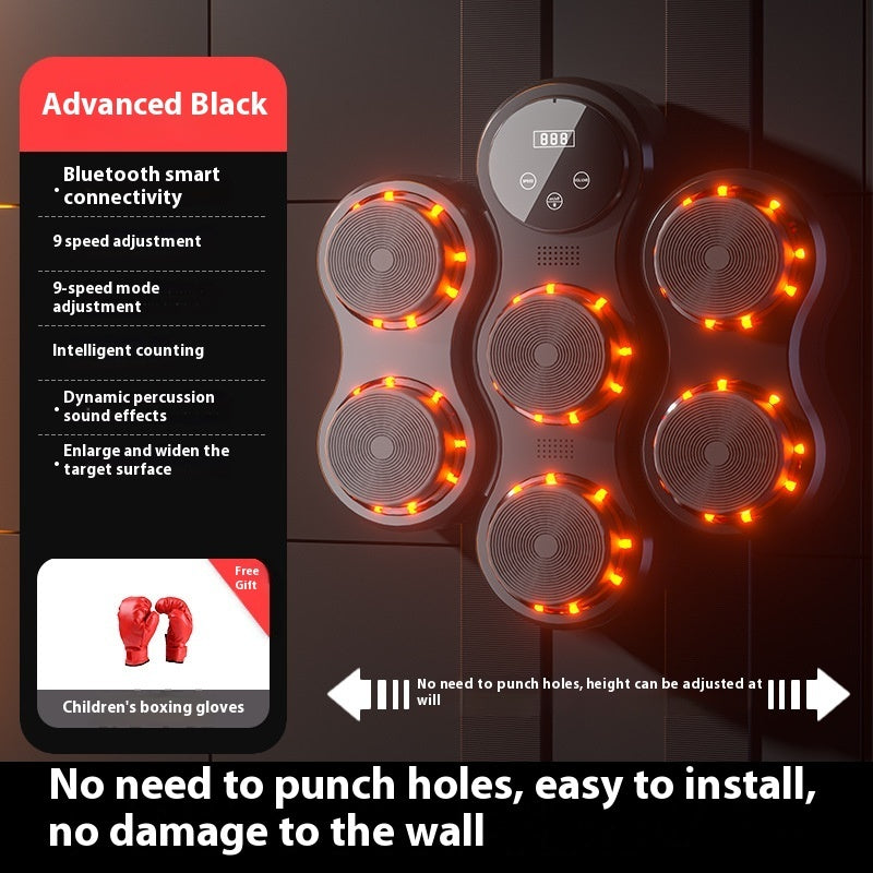 B-READY Smart Home Music Boxing Machine Adjustable Response Training Equipment
