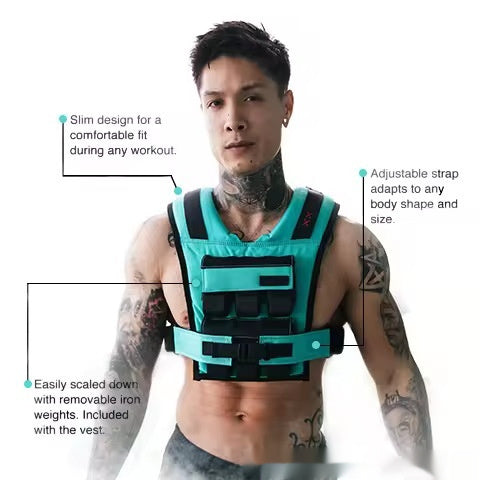 B-READY Home Gym Fitness Equipment Accessories Tactical Training Outdoor Running Adjustable Weight Vest