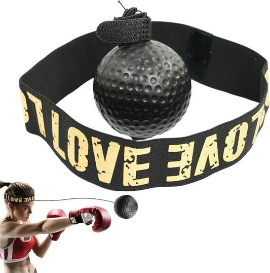 B-READY Boxing Reaction Ball Training Set With Adjustable Headband Improves Hand-Eye Coordination And Punching Accuracy Portable And Durable Suitable For Beginners And Experienced Boxers