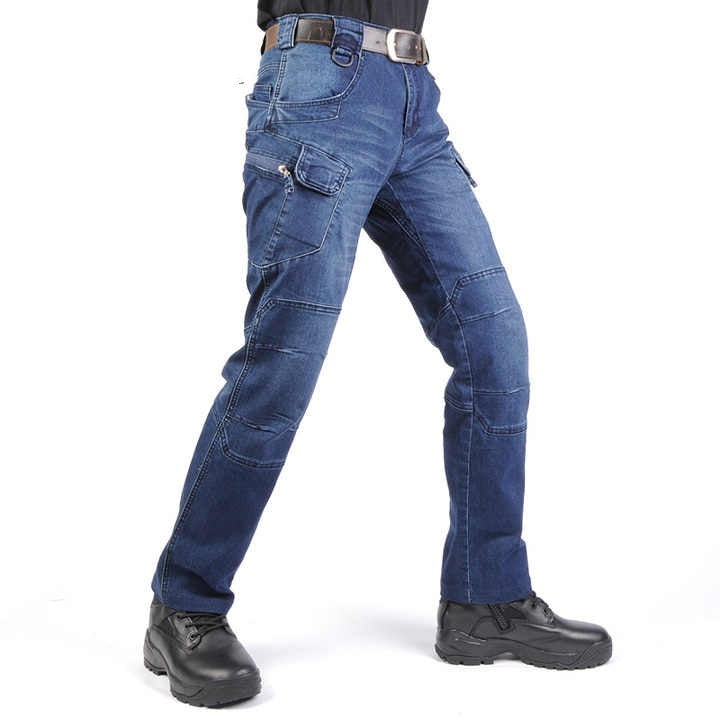 B-READY Tactical Jeans Straight Slim Training Men's Trousers B-PREPARED