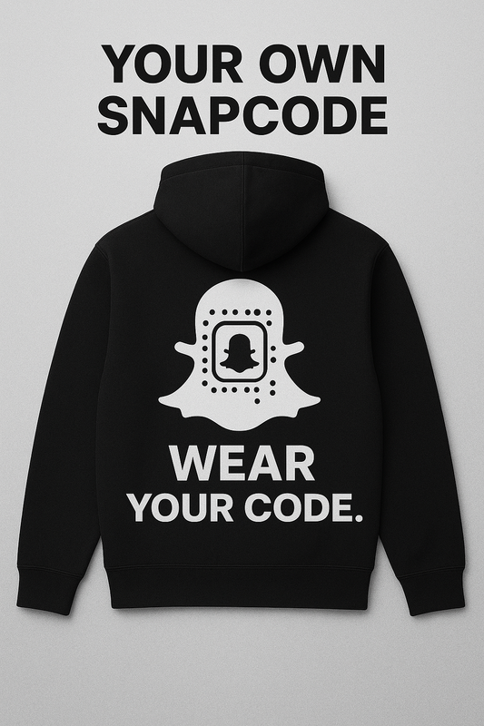 B-READY Custom Hoodie | Snapcode Hoodie | Personalized Snapchat Hoodie | free shipping