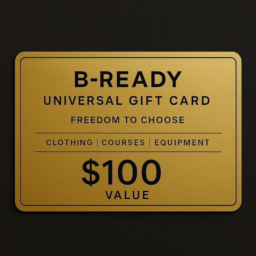 B-READY™ Universal Gift Card – Freedom to Choose including Clothing|Courses|Equipment v