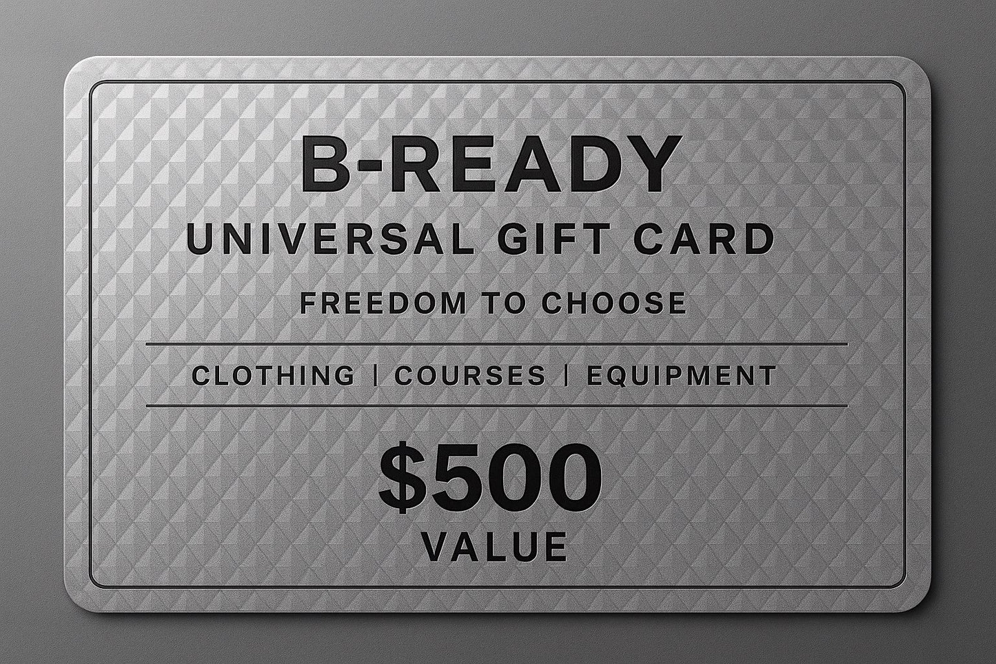 B-READY Official Gift cards