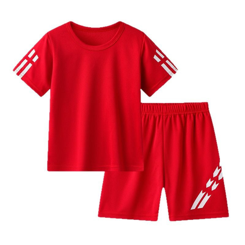 B-READY Children's Short Sleeve Quick Drying Clothes Suit Outdoor Breathable Sportswear