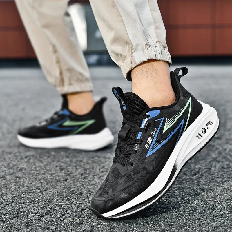 B-READY Marathon Sport Running Shoes Men And Woman Waterproof Sneakers Men Non-slip Jogging Men's Shoes Outdoor Casual Walking Shoes Male Footwear