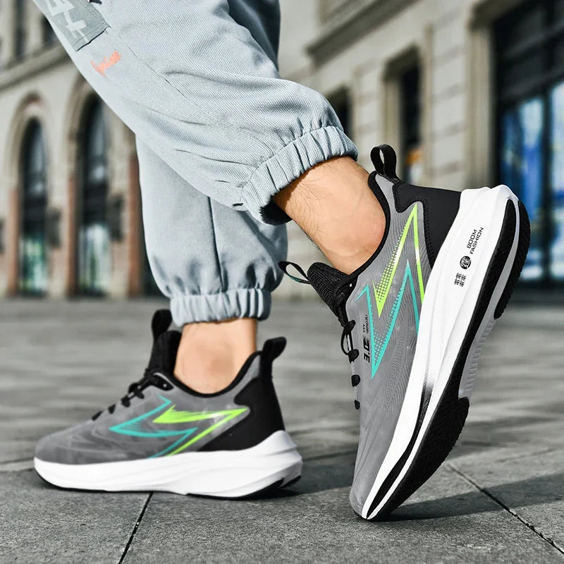 B-READY Marathon Sport Running Shoes Men And Woman Waterproof Sneakers Men Non-slip Jogging Men's Shoes Outdoor Casual Walking Shoes Male Footwear