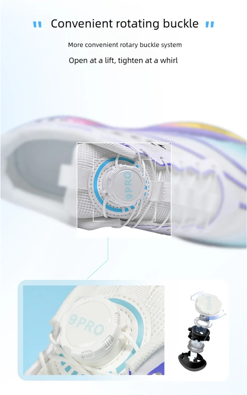 B-READY Men's and women's summer running shoes, breathable mesh, cushioned sports running shoes, knit fabric, lightweight and durable limited edition