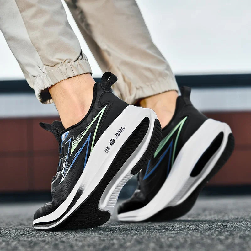 B-READY Marathon Sport Running Shoes Men And Woman Waterproof Sneakers Men Non-slip Jogging Men's Shoes Outdoor Casual Walking Shoes Male Footwear