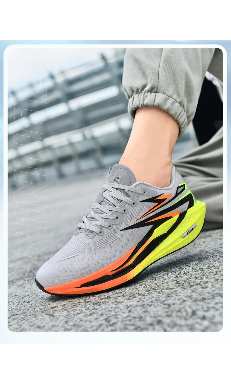 B-READY New Marathon Air Cushion Men Running Shoes Breathable marathon Sports light weight Sneakers Women's Comfortable Athletic Training German Quality