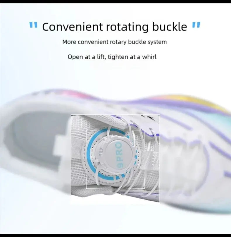 B-READY Men's and women's summer running shoes, breathable mesh, cushioned sports running shoes, knit fabric, lightweight and durable limited edition