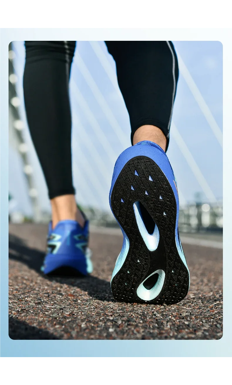 B-READY New Marathon Air Cushion Men Running Shoes Breathable marathon Sports light weight Sneakers Women's Comfortable Athletic Training German Quality