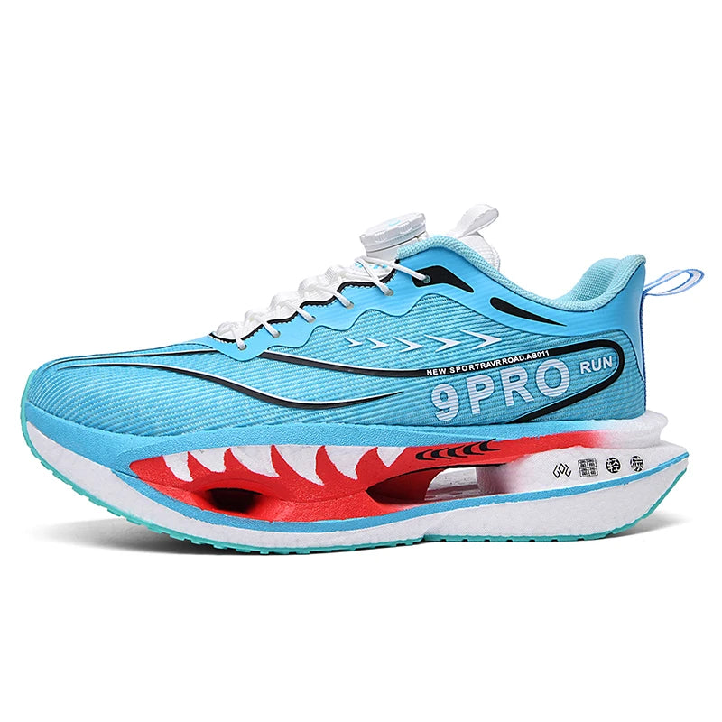 B-READY Men's and women's summer running shoes, breathable mesh, cushioned sports running shoes, knit fabric, lightweight and durable limited edition