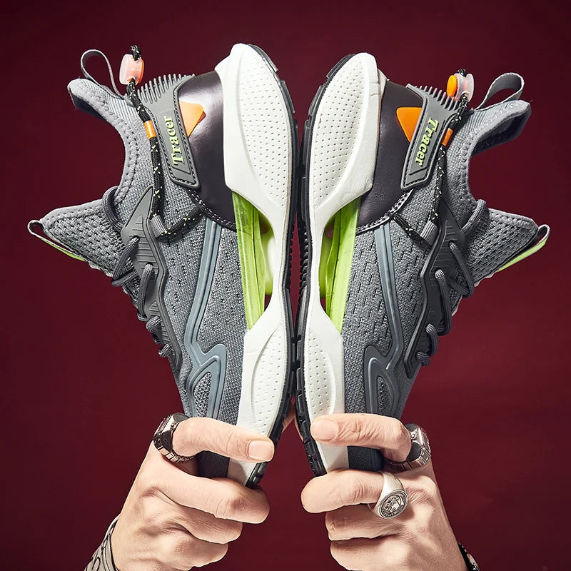 B-READY Marathon Men Running Shoes German High Quality Lightweight Mesh Thick-soled Men's Shoe Sports Shoes Fashionable Lace Up Casual Sneakers 2026