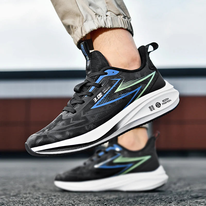 B-READY Marathon Sport Running Shoes Men And Woman Waterproof Sneakers Men Non-slip Jogging Men's Shoes Outdoor Casual Walking Shoes Male Footwear