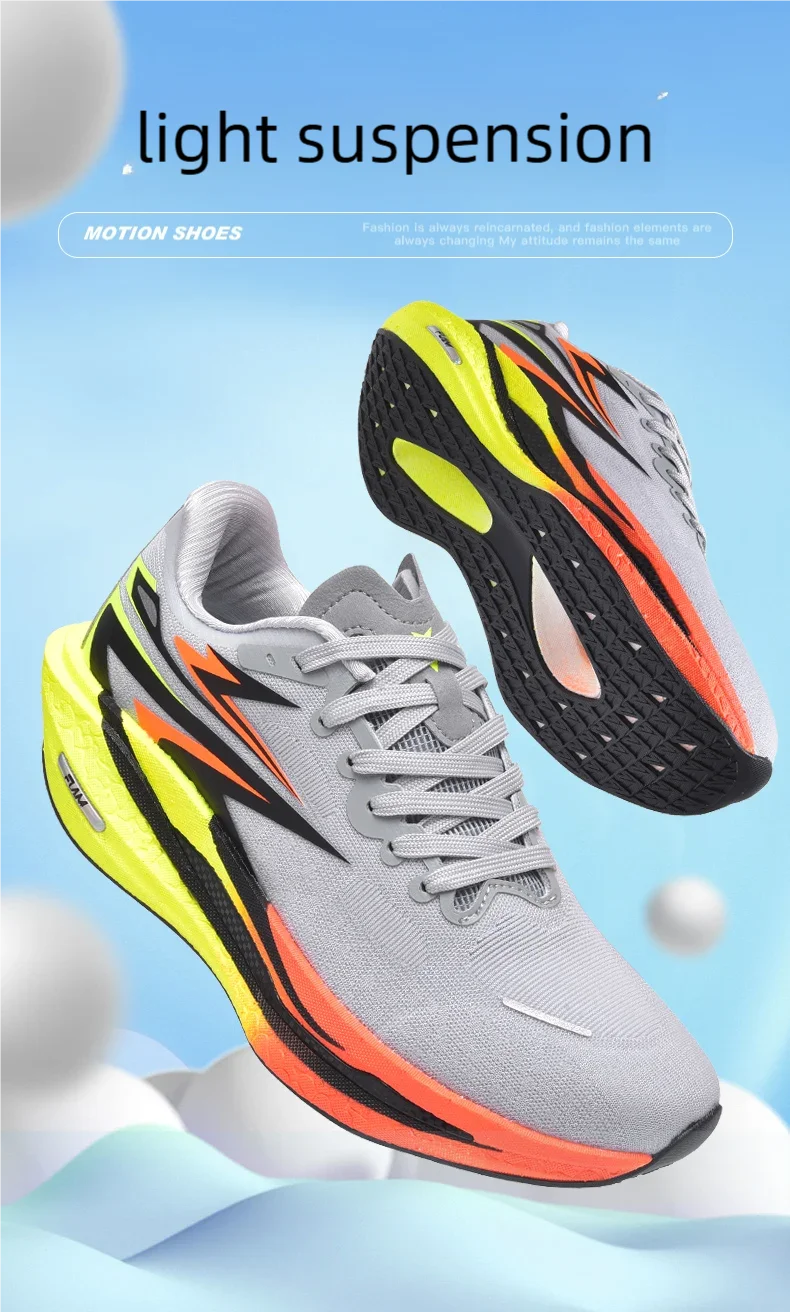 B-READY New Marathon Air Cushion Men Running Shoes Breathable marathon Sports light weight Sneakers Women's Comfortable Athletic Training German Quality