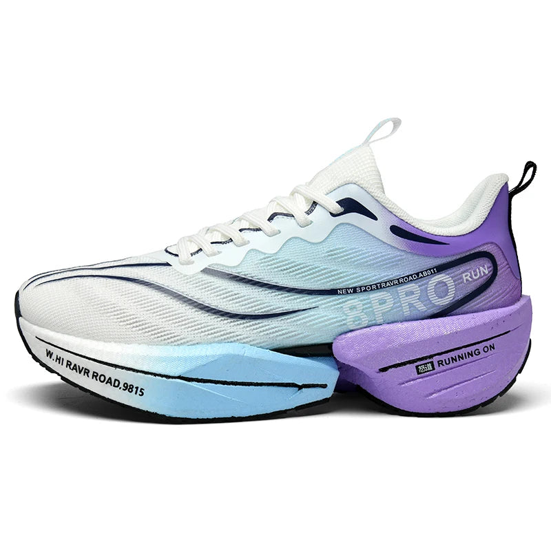 B-READY NEW Sports Running Shoes 2026 Men and Woman Marathon Breathable Comfortable Women Athletic Training Outdoor Sneakers Air Cushion Carbon Plate