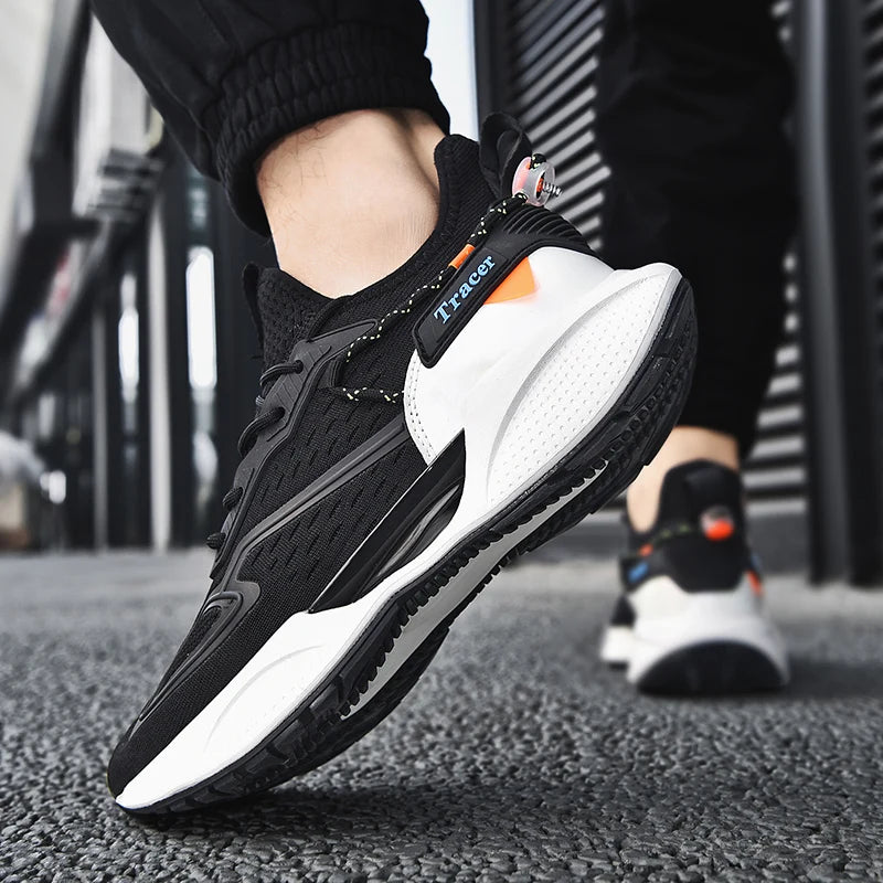 B-READY Marathon Men Running Shoes German High Quality Lightweight Mesh Thick-soled Men's Shoe Sports Shoes Fashionable Lace Up Casual Sneakers 2026