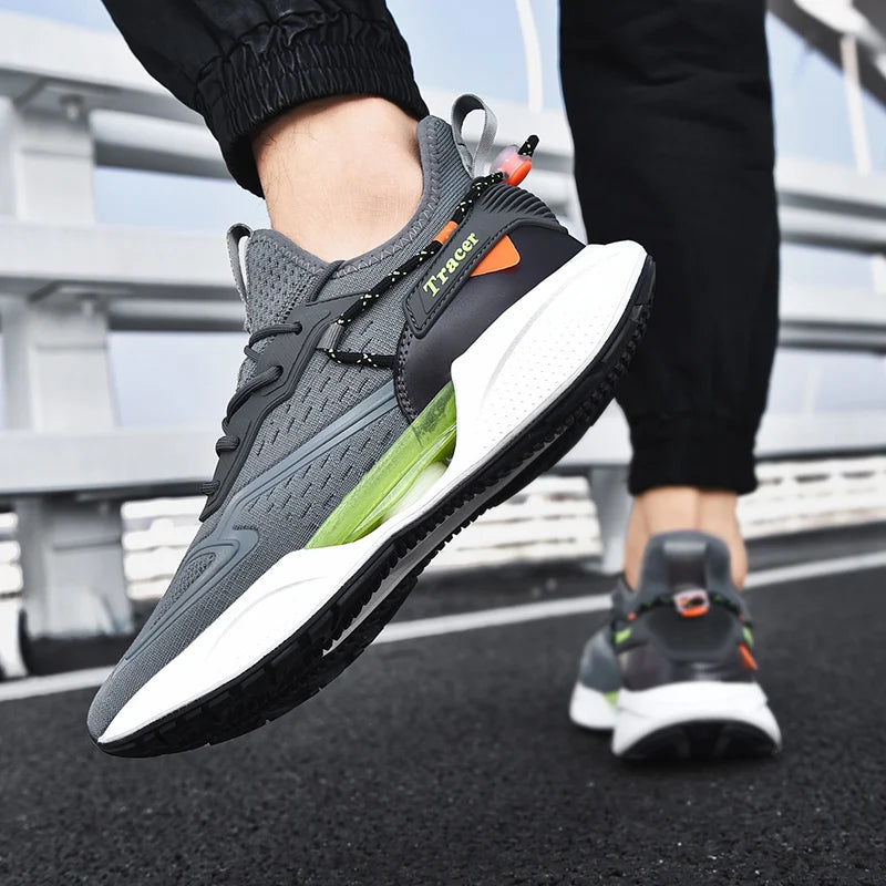 B-READY Marathon Men Running Shoes German High Quality Lightweight Mesh Thick-soled Men's Shoe Sports Shoes Fashionable Lace Up Casual Sneakers 2026