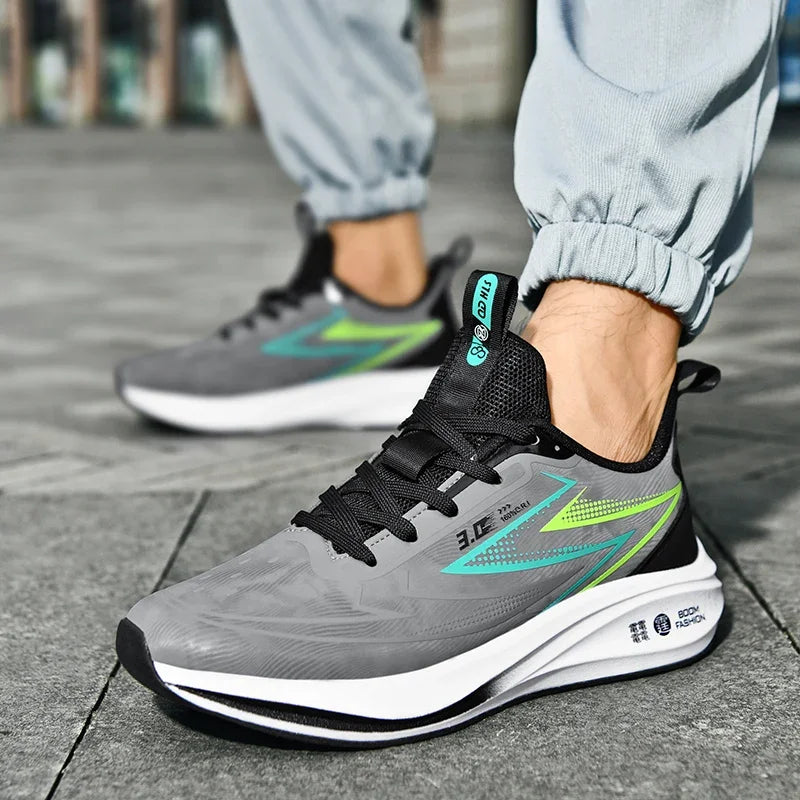 B-READY Marathon Sport Running Shoes Men And Woman Waterproof Sneakers Men Non-slip Jogging Men's Shoes Outdoor Casual Walking Shoes Male Footwear