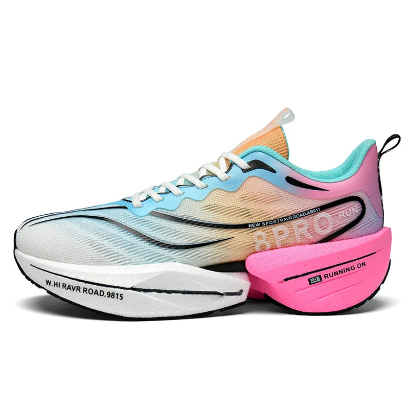 B-READY NEW Sports Running Shoes 2026 Men and Woman Marathon Breathable Comfortable Women Athletic Training Outdoor Sneakers Air Cushion Carbon Plate