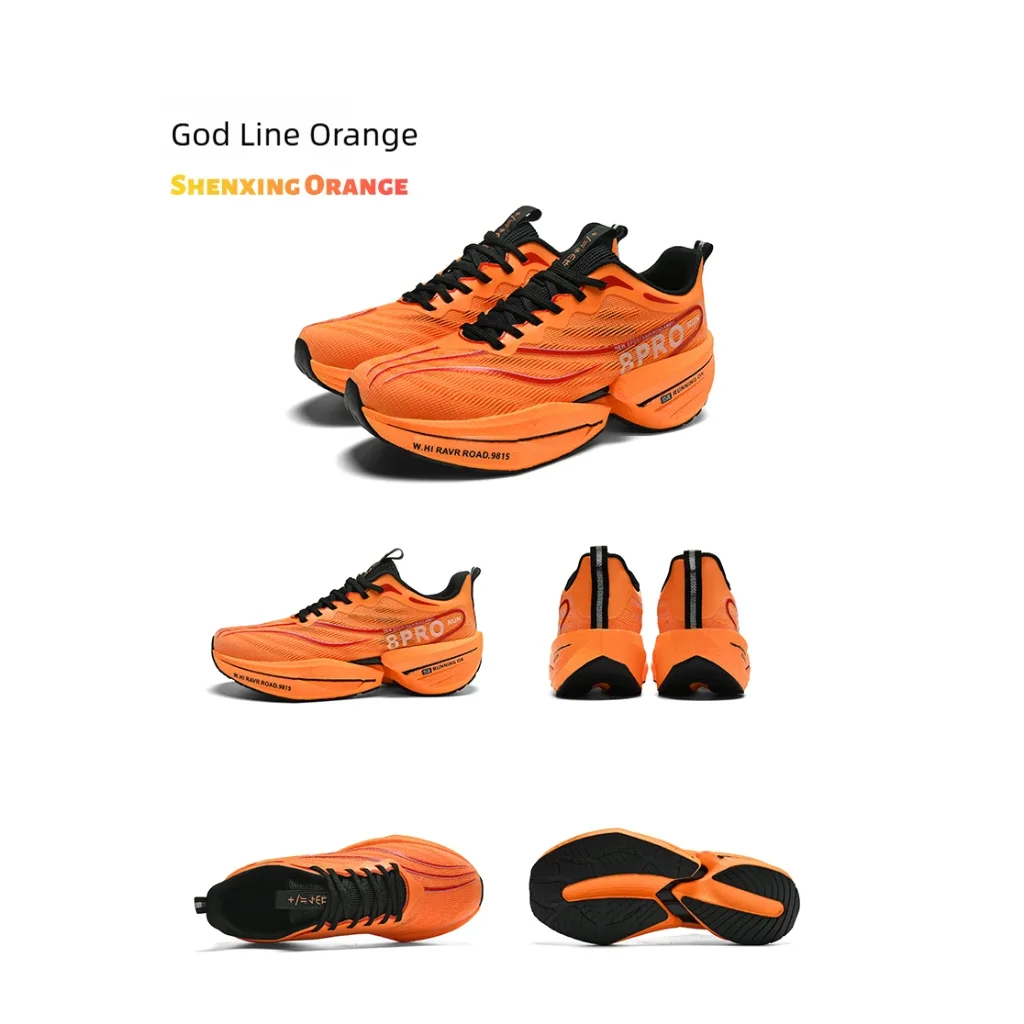 B-READY NEW Sports Running Shoes 2026 Men and Woman Marathon Breathable Comfortable Women Athletic Training Outdoor Sneakers Air Cushion Carbon Plate