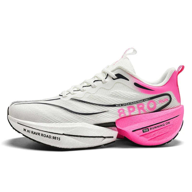 B-READY NEW Sports Running Shoes 2026 Men and Woman Marathon Breathable Comfortable Women Athletic Training Outdoor Sneakers Air Cushion Carbon Plate